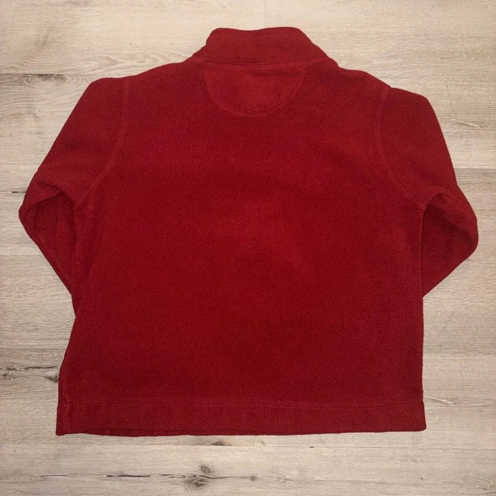 Vtg Big Dogs Polar Dogs Embroidered Pullover Sweater Woman's Large Red Snow